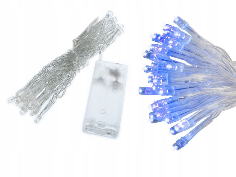 

Lampki Choinkowe Na Baterie 20 Led Niebieskie