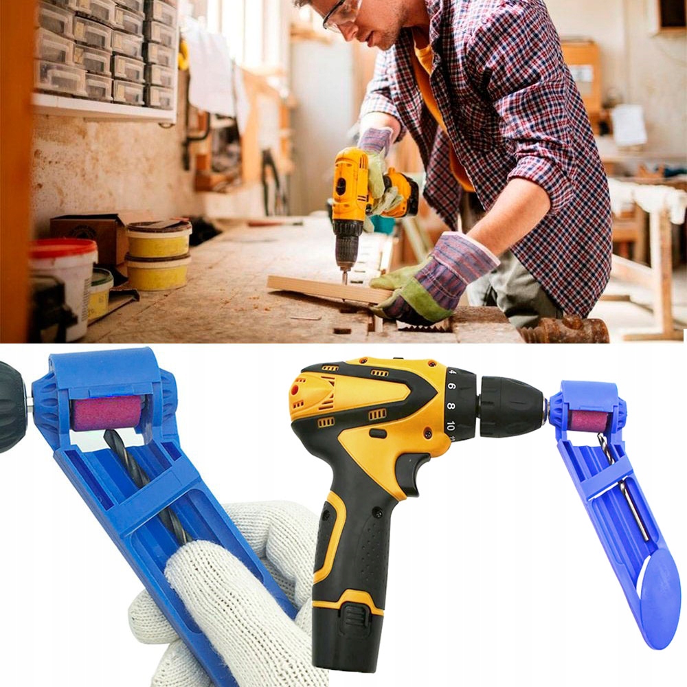 PRZENOŚNA OSTRZAŁKA WIERTEŁ KRĘTARKI WIERTARKI 35 Marka inna