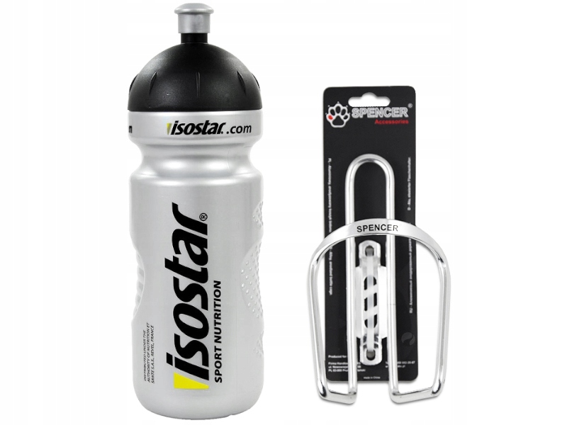 

Zestaw Koszyk Aluminiowy Na Bidon Isostar 650 ML