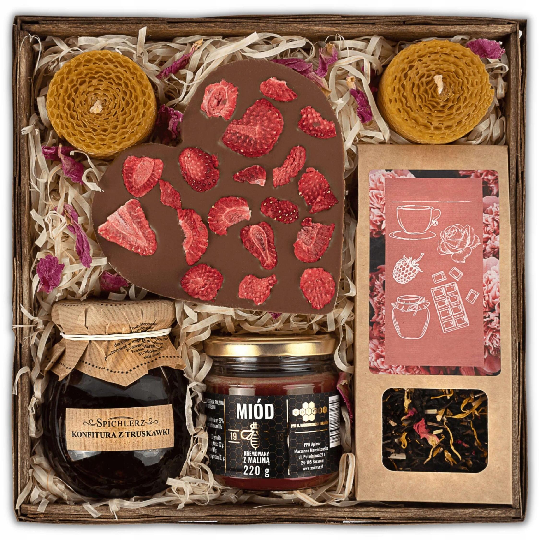 Kosz Prezentowy zestaw na dzień matki kobiet dla mamy Od Serca box