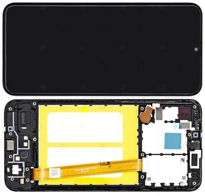 SAMSUNG A20E 2019 A202 WYŚWIETLACZ LCD +RAMKA