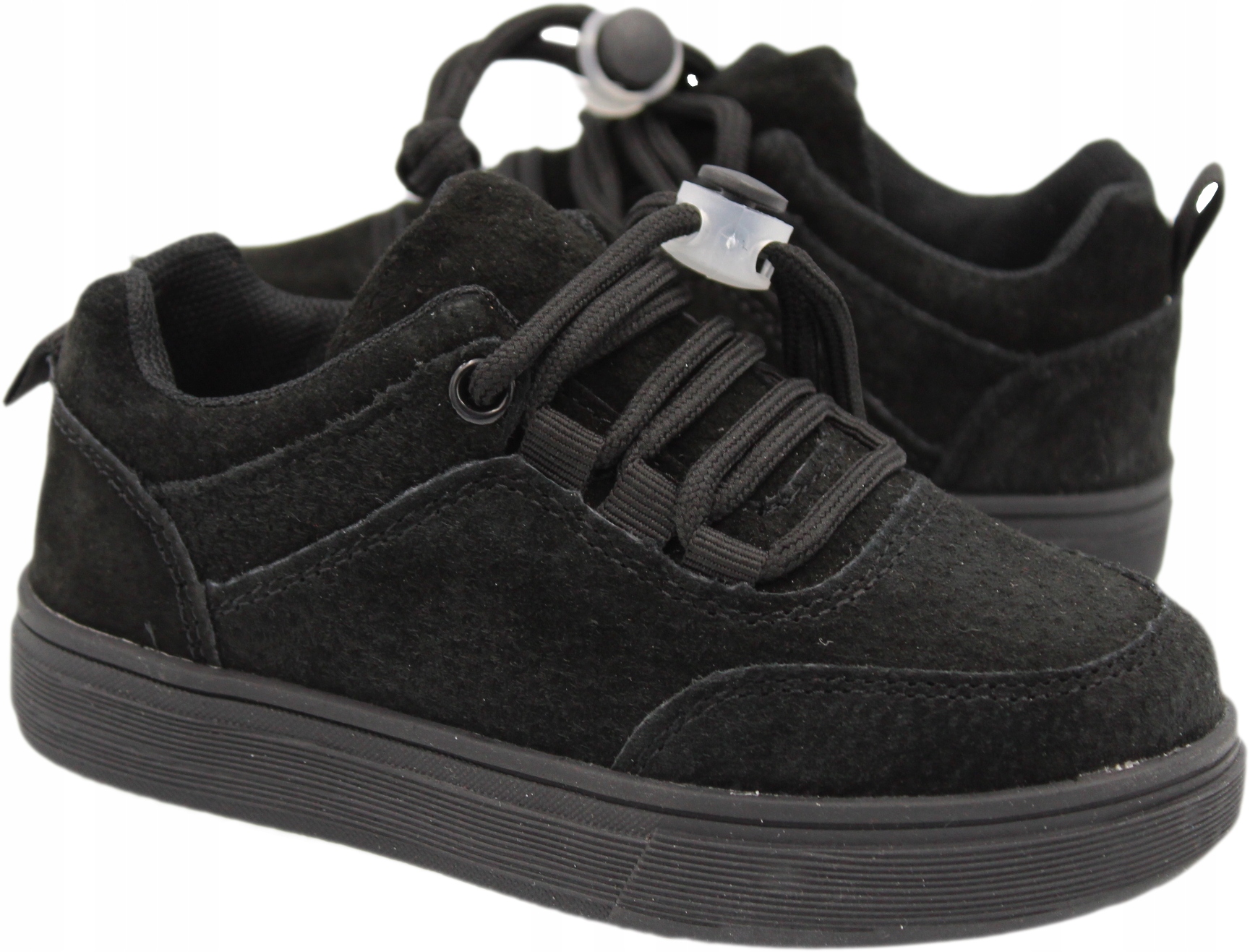 

Buty dziecięce Apawwa zamsz czarne sneakersy 29