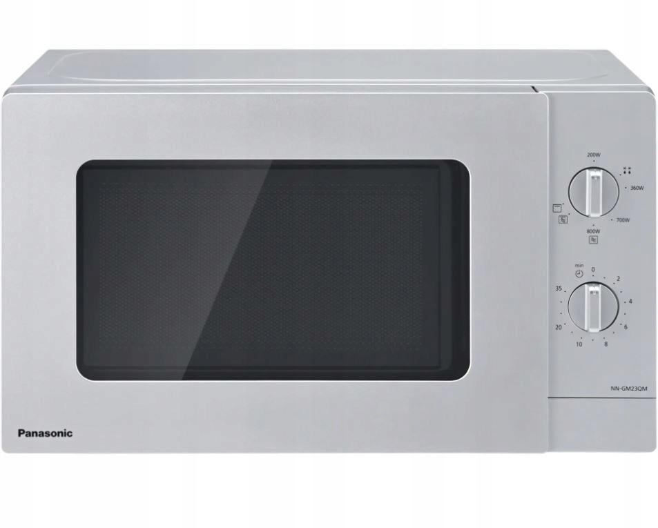 Panasonic NN-GM23QMEPG Kompaktowa kuchenka mikrofalowa z grillem Srebrna