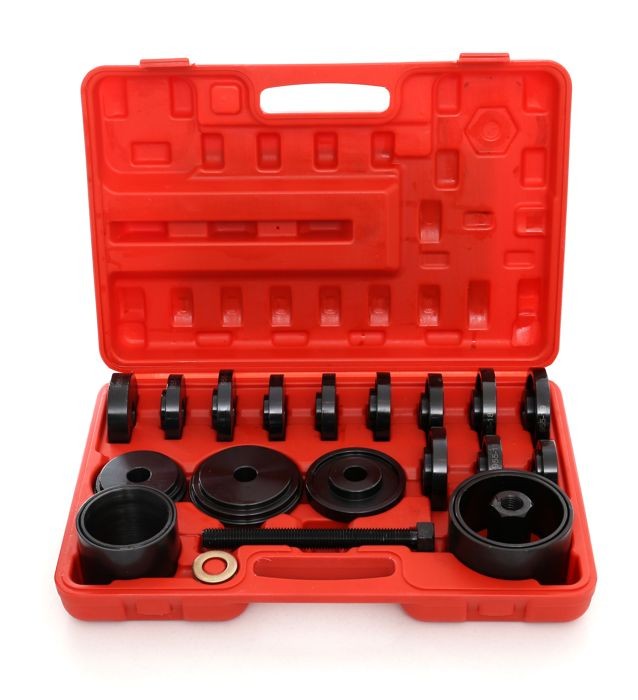 Съемник подшипников и передней ступицы, 23 предмета в коробке. Бренд: Kraft&Dele