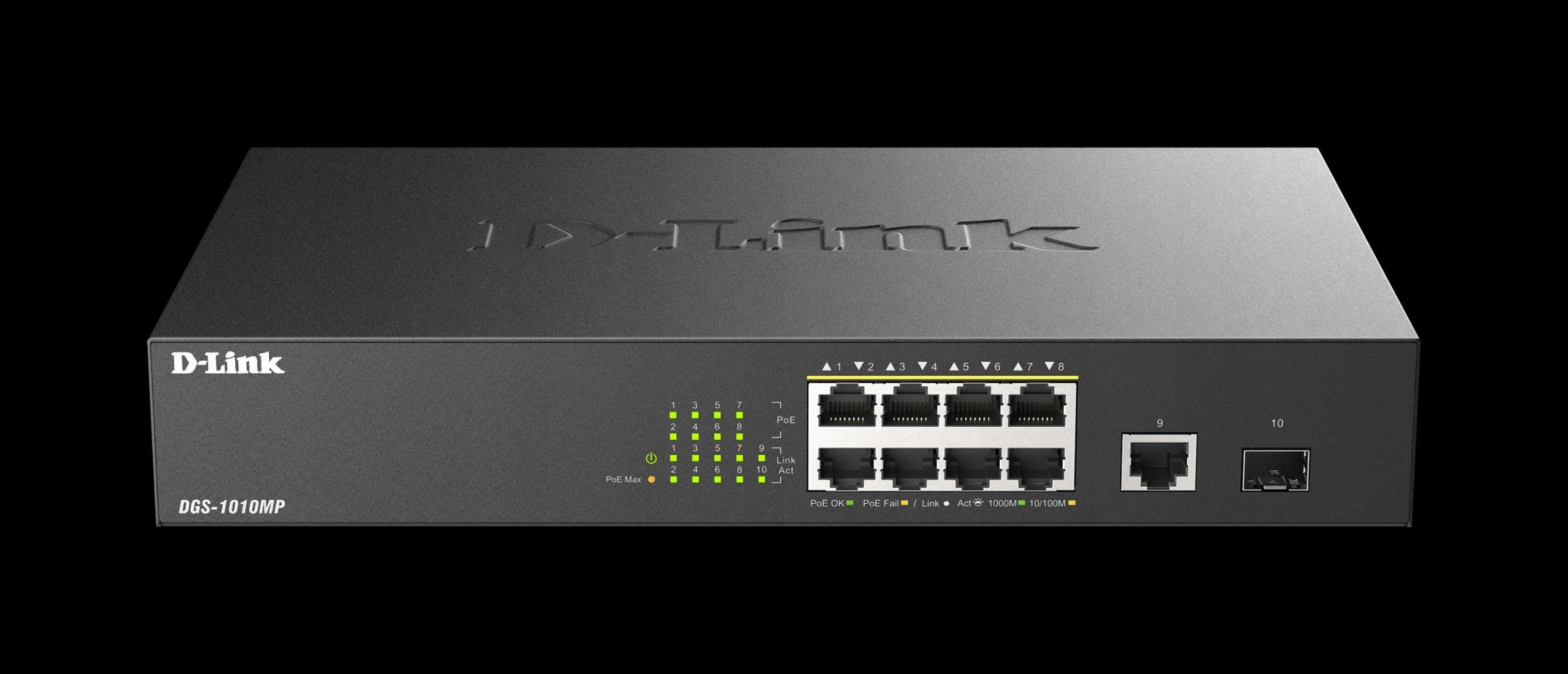 D-Link DGS-1010MP/ E 10x1000 Desktop PoE+ Switch DGS-1010MP/E