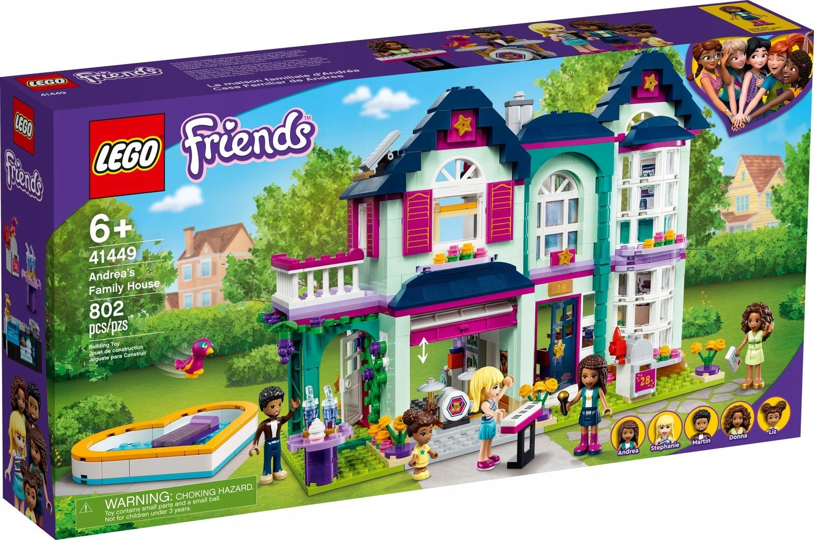 Originální Lego 41449 Friends Rodinný dům Andrey