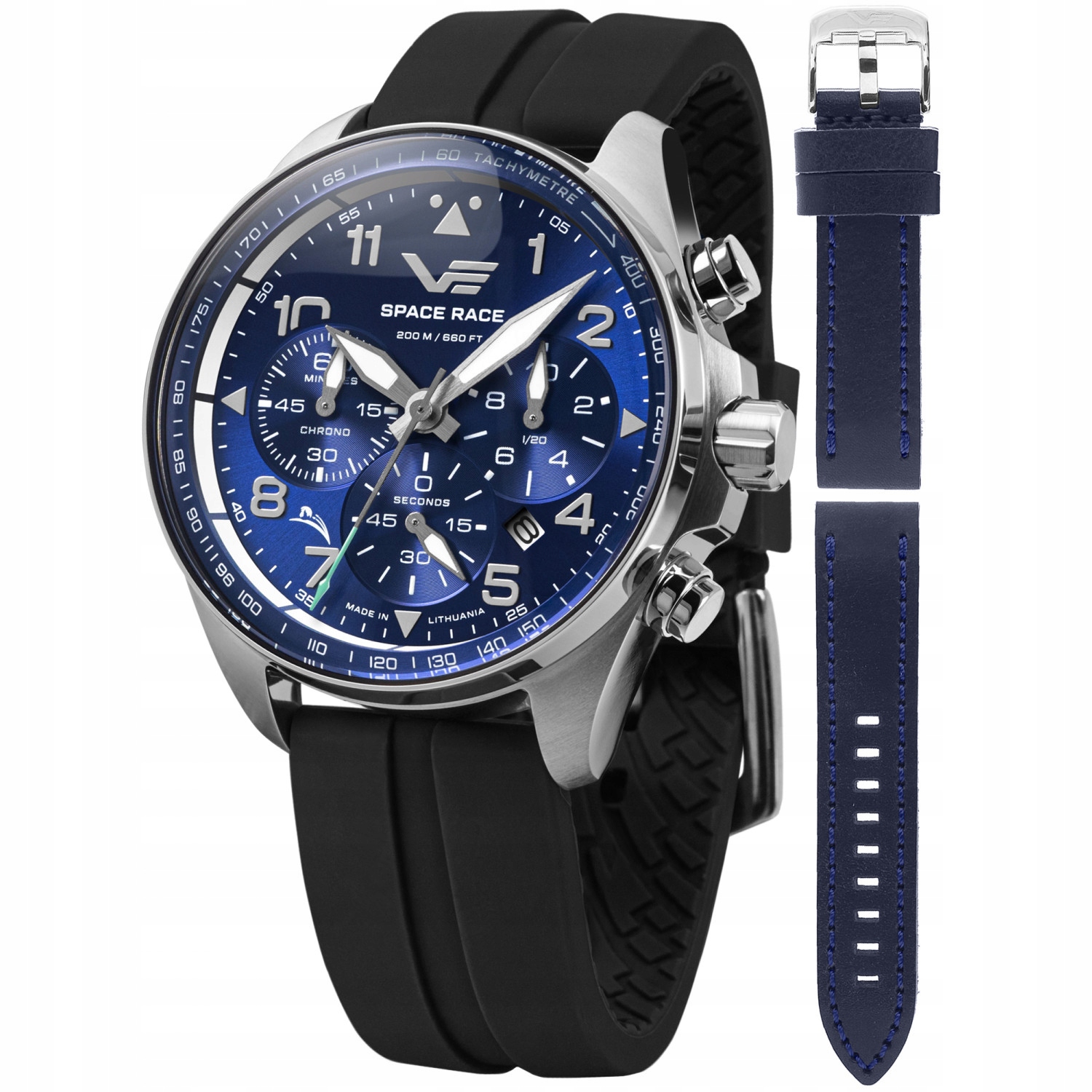 Pánské Hodinky Vostok Europe 6S20-325A742SB s černým řemínkem