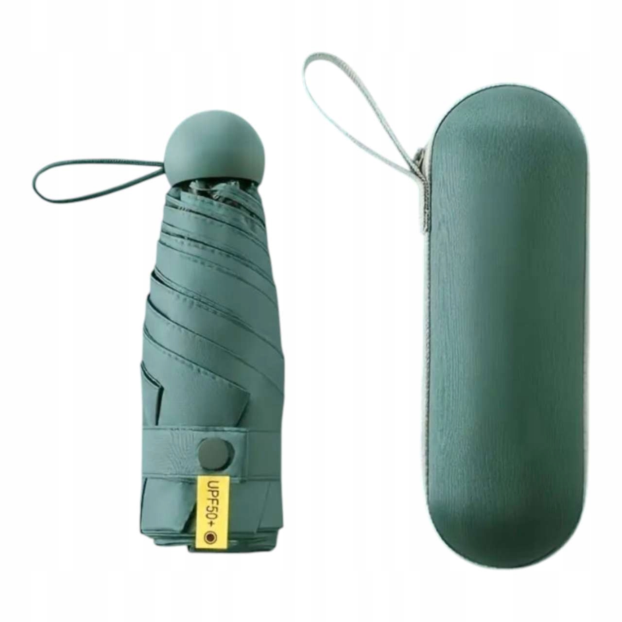 Kapesní deštník kompaktní skládací malý mini pouzdro Lehké