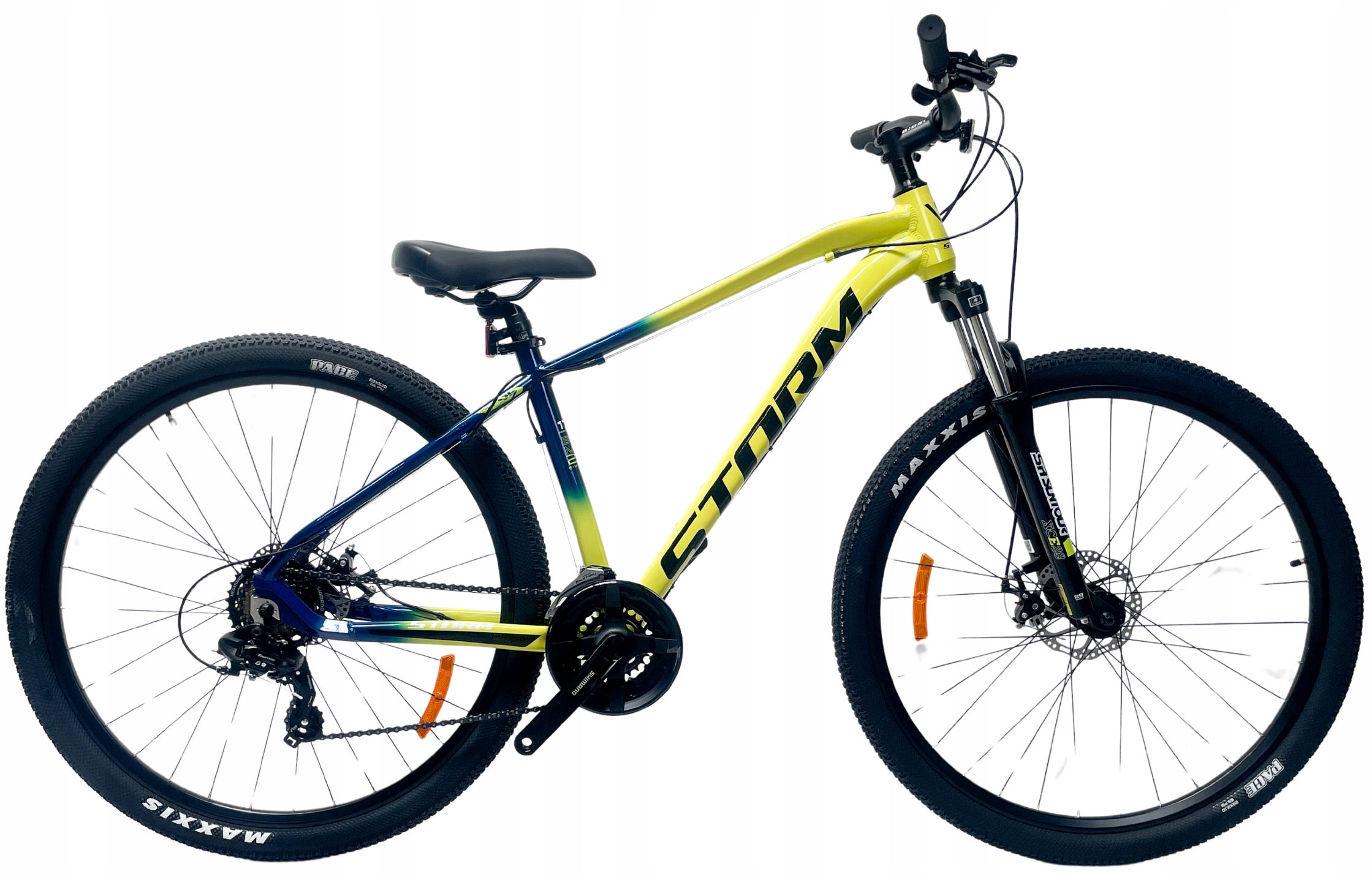 Rower Górski Mtb Storm Shark 1.0 2D rama 17 29 żółty 2025