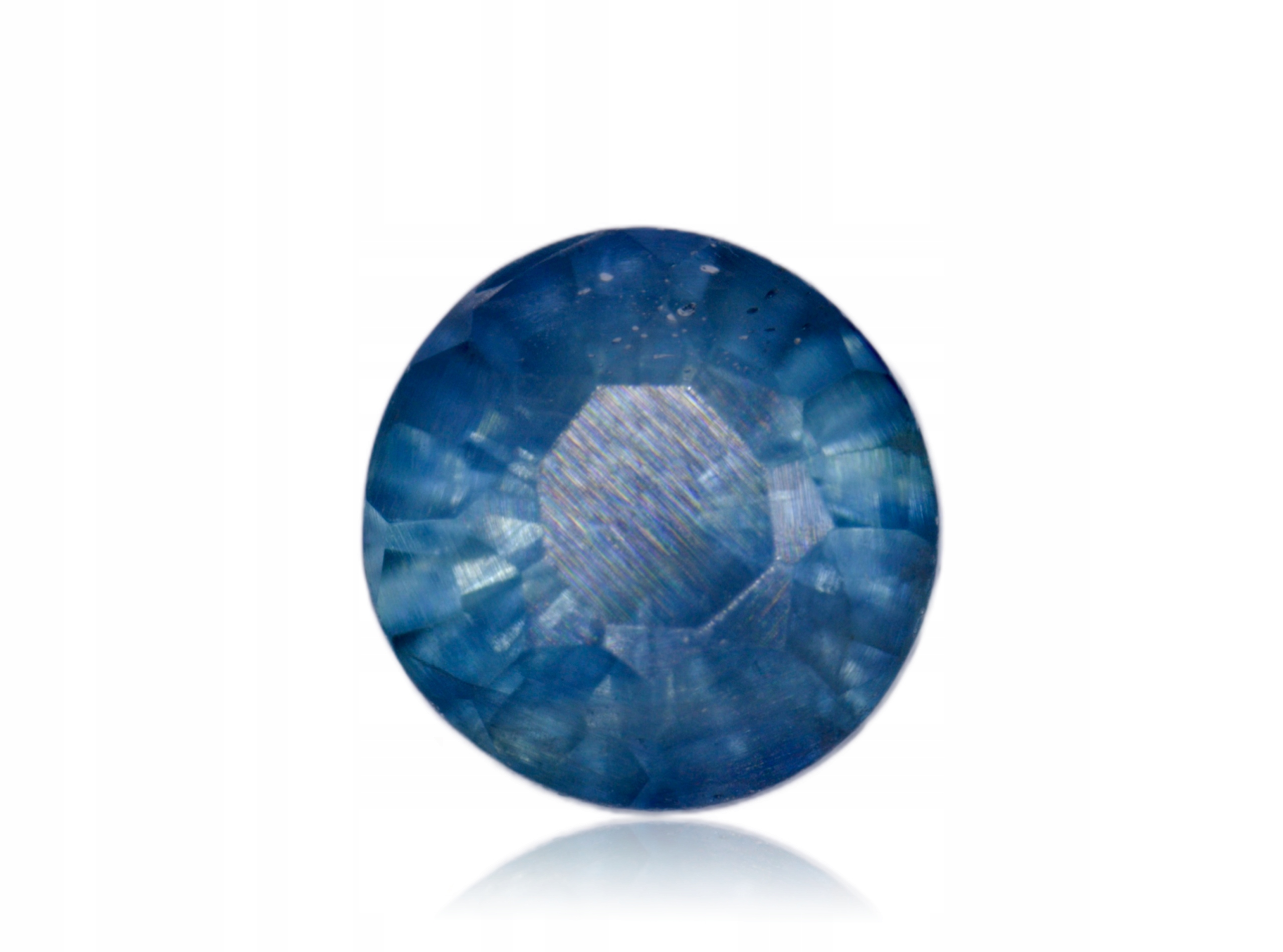 Safír 0.23ct Modrý Kulatý eCertifikát Wbd