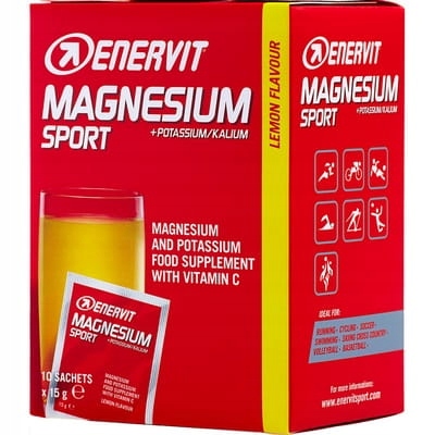 

Enervit Magnez i Potas aż 600mg !!! 10 saszetek