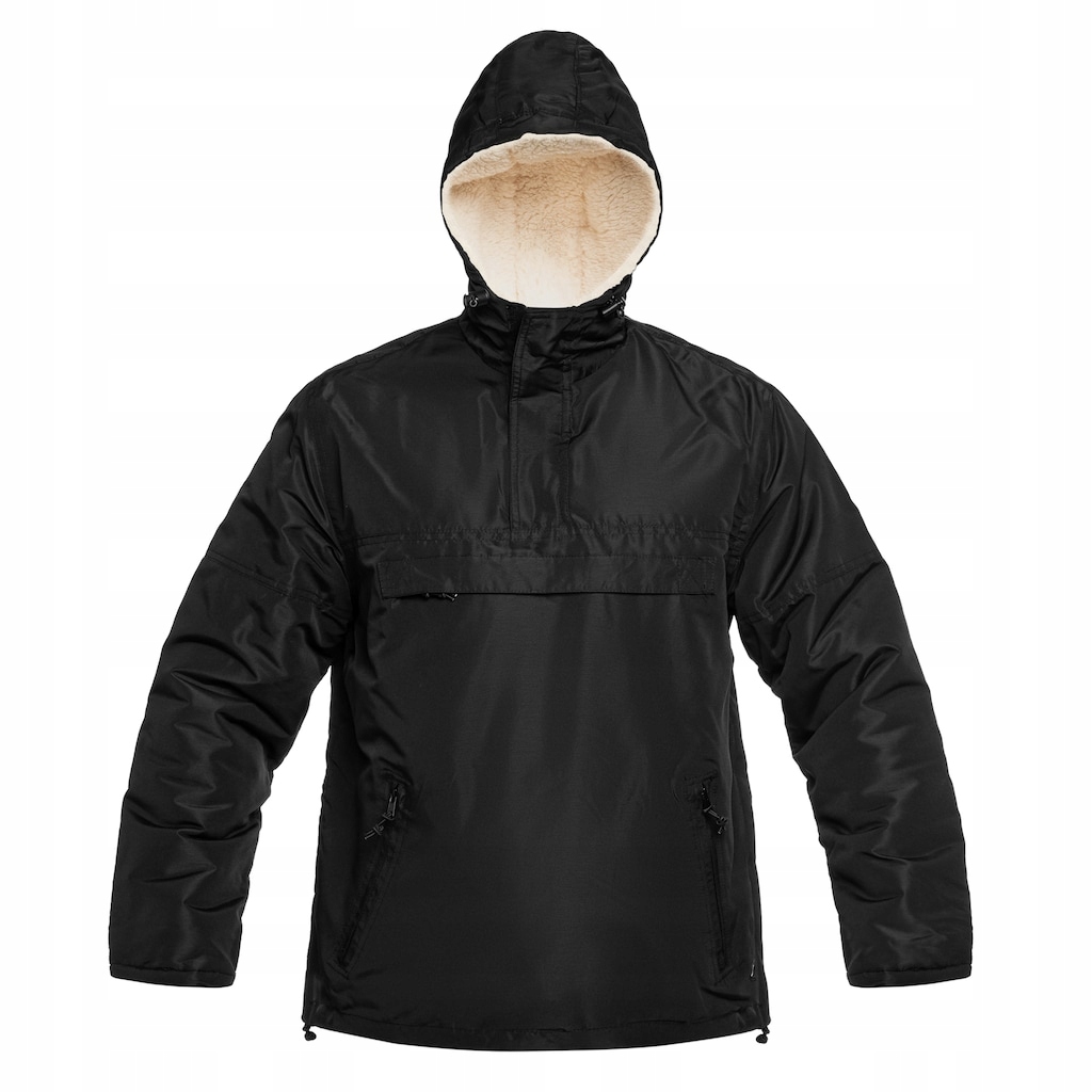 Bunda s kapucí klokanka Brandit Sherpa Windbreaker černá 5XL