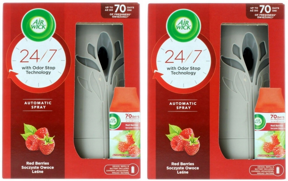 

Air Wick odświeżacz Owoce Leśne komplet 250ml x 2