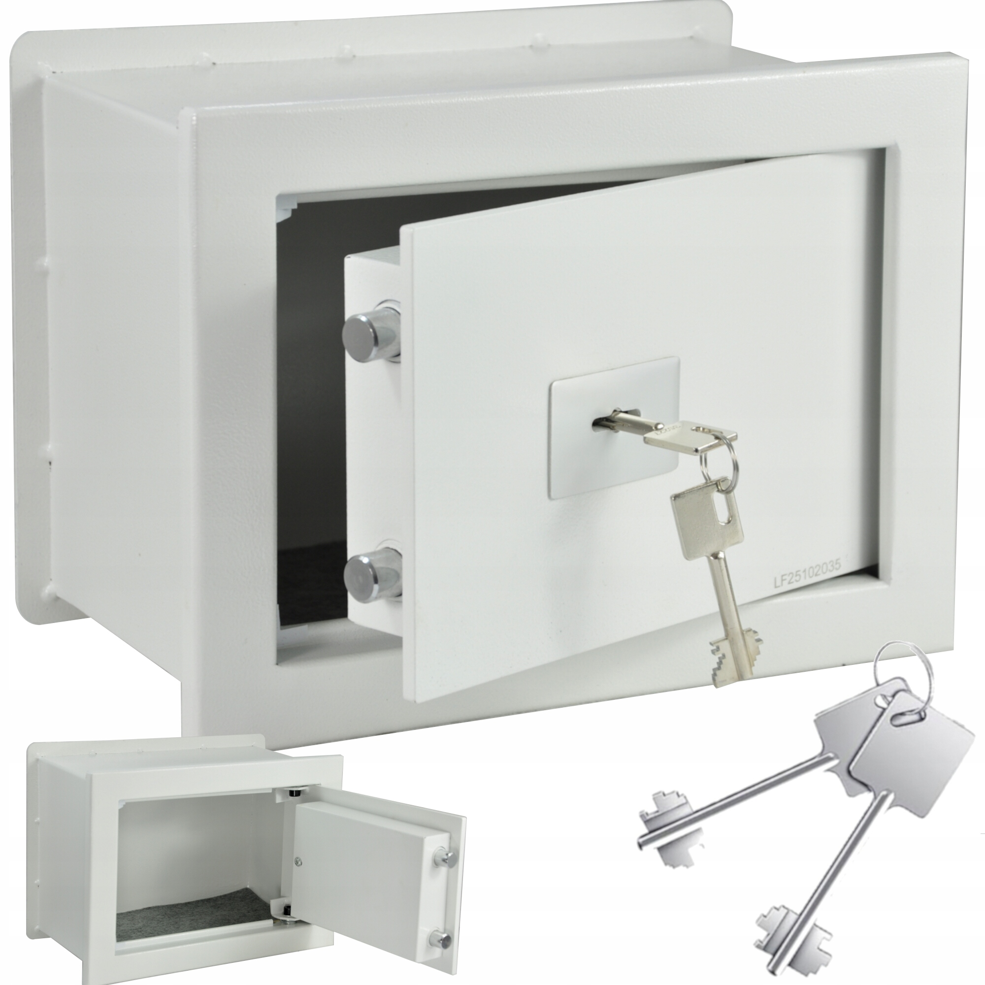 Sejf Ścienny Do Wmurowania Zabudowy Ściany Muru Na Klucz Kasa Pancerna