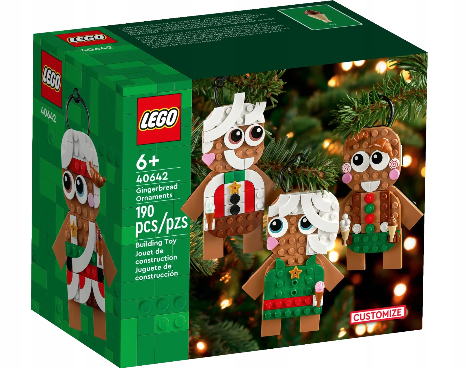 ZAWIESZKI PIERNICZKI CHOINKOWE OZDOBY Z LEGO NA CHOINKĘ PREZENT NA ŚWIĘTA EAN (GTIN) 5702017471525