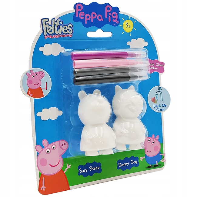 

Hasbro Peppa Pig Felties figurki do malowania Suzy