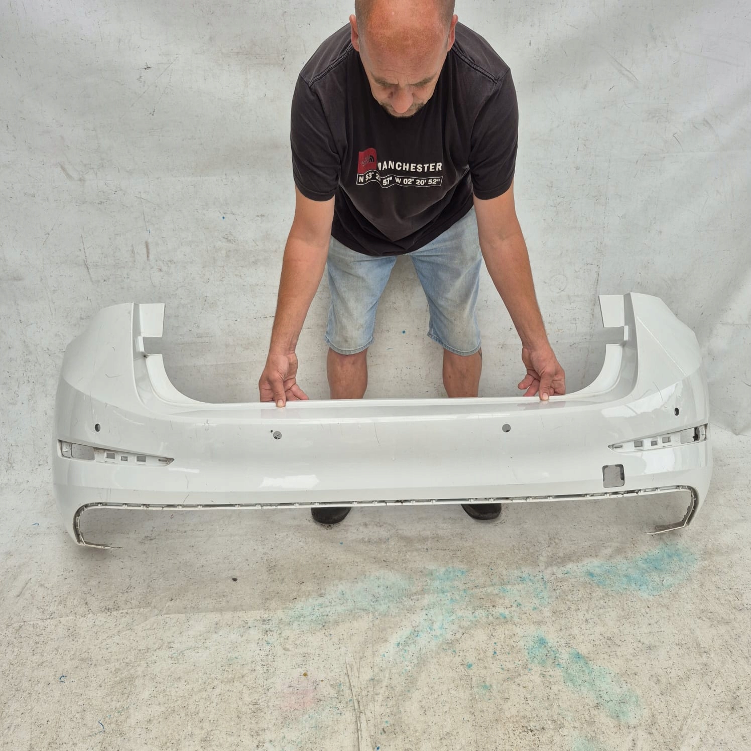SKODA SCALA 19- bumper rear part rear PDC