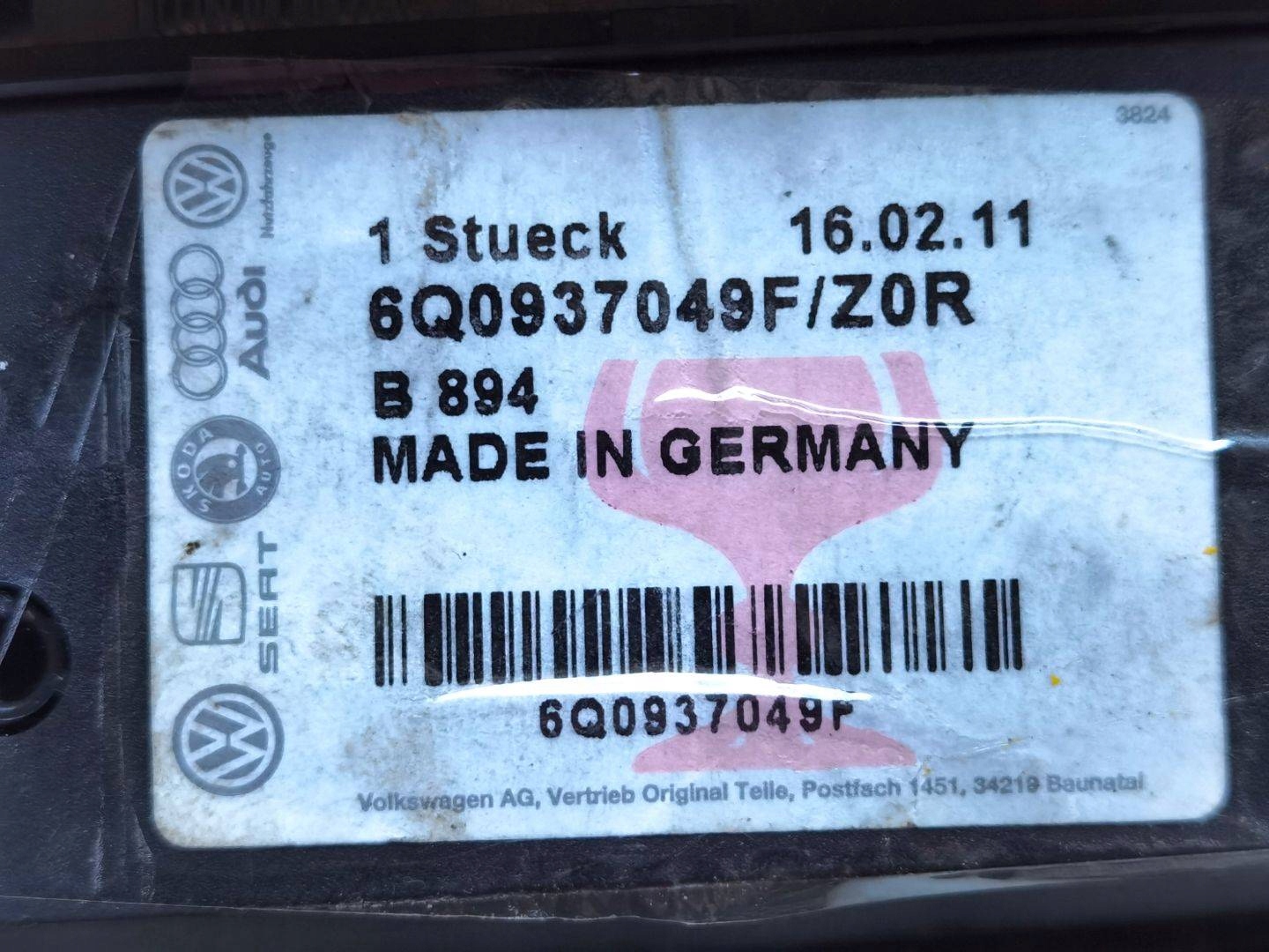 running board startowy Skoda Fabia 2 5J 2007 045906019CD