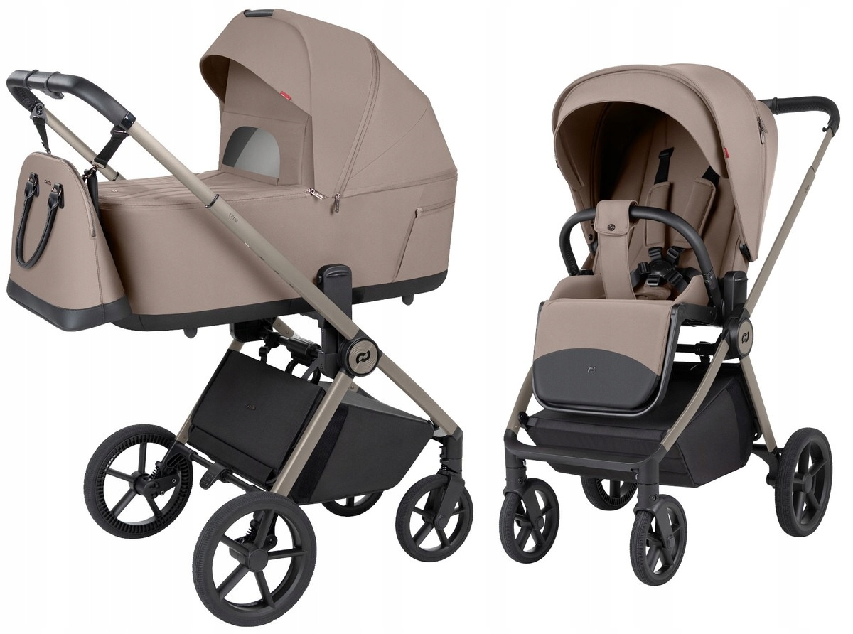 Carrello Ultra F Wózek 2w1 Składana Gondola Vintage Beige CRL-6556