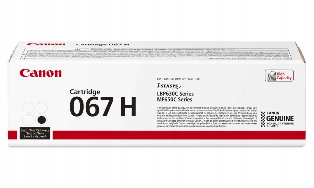 Canon originální toner 067H černá pro i-SENSYS MF657Cdw (3130 str.)