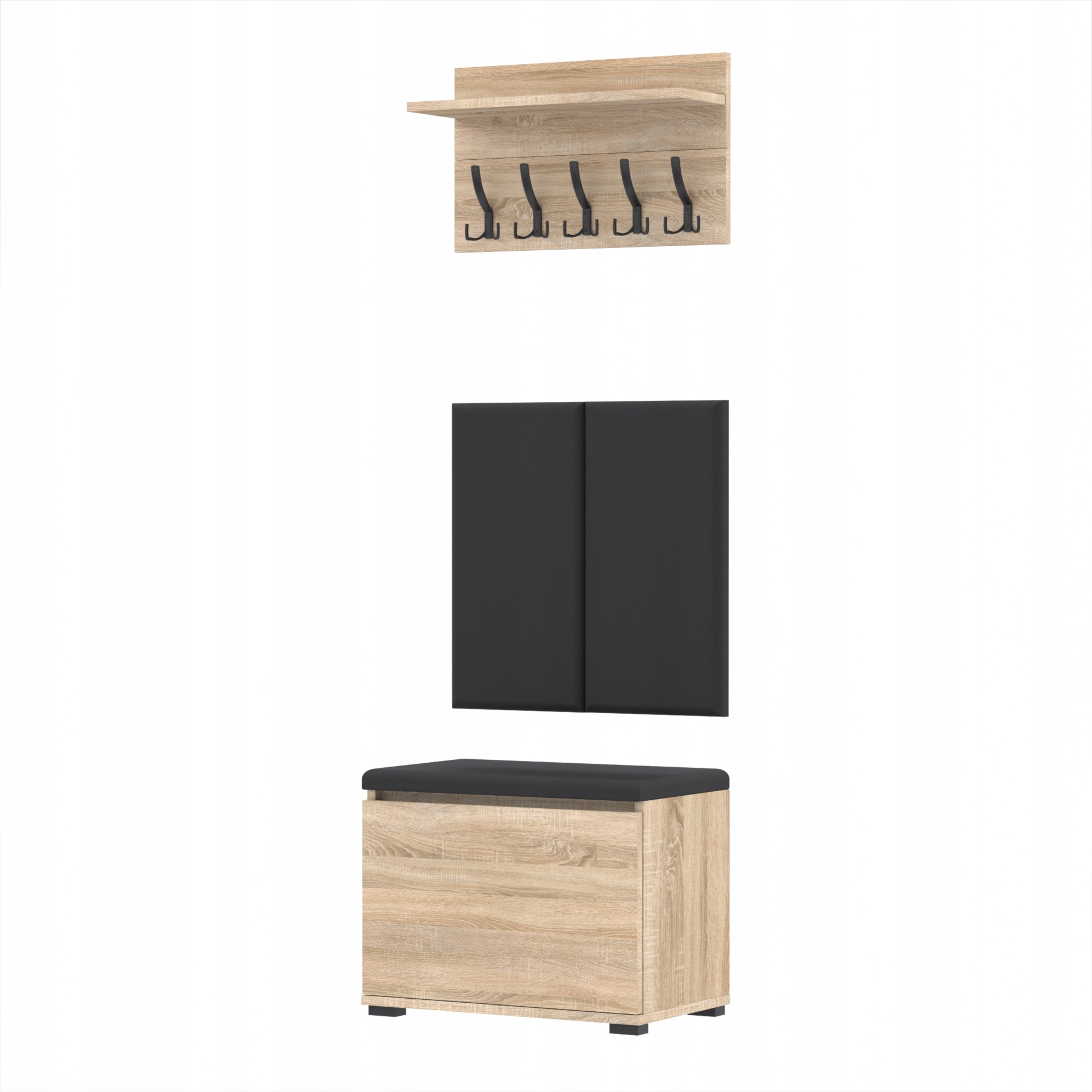 Garderoba 60x36D1N1 P2WP szafka na buty wieszak Sonoma