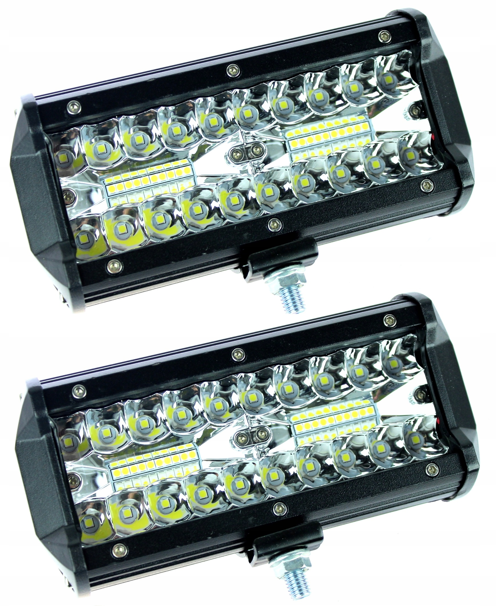 2x LAMPY ROBOCZE 40 LED PANEL 120W CREE 12V 24V