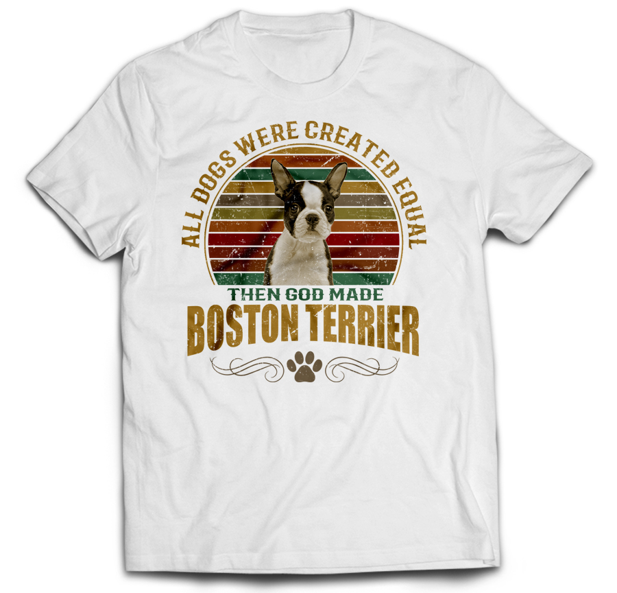 

Koszulka Boston Terrier Tshirt Terrier Pies XL
