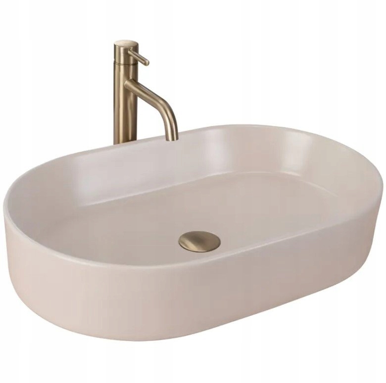 Keramická umývadlová doska Rea Nadia 60 Beige Matt béžová matná