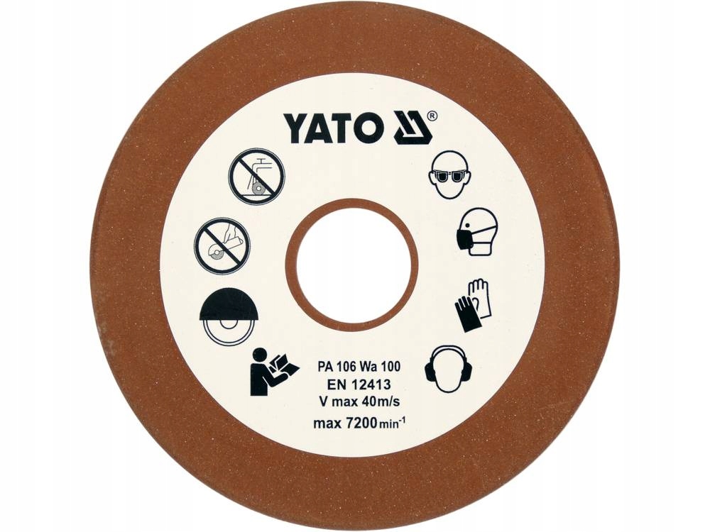 YATO CERAMICZNA TARCZA KAMIEŃ SZLIFIERSKI YT-84991 DO OSTRZAŁKI YT-84990 Stan opakowania oryginalne