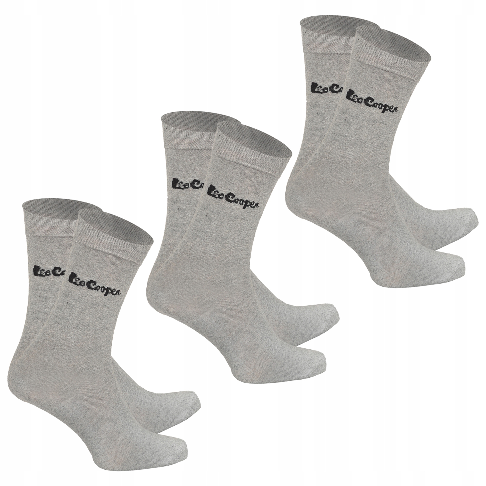 

Lee Cooper skarpety 3-pak, bawełna, szary, 43-46