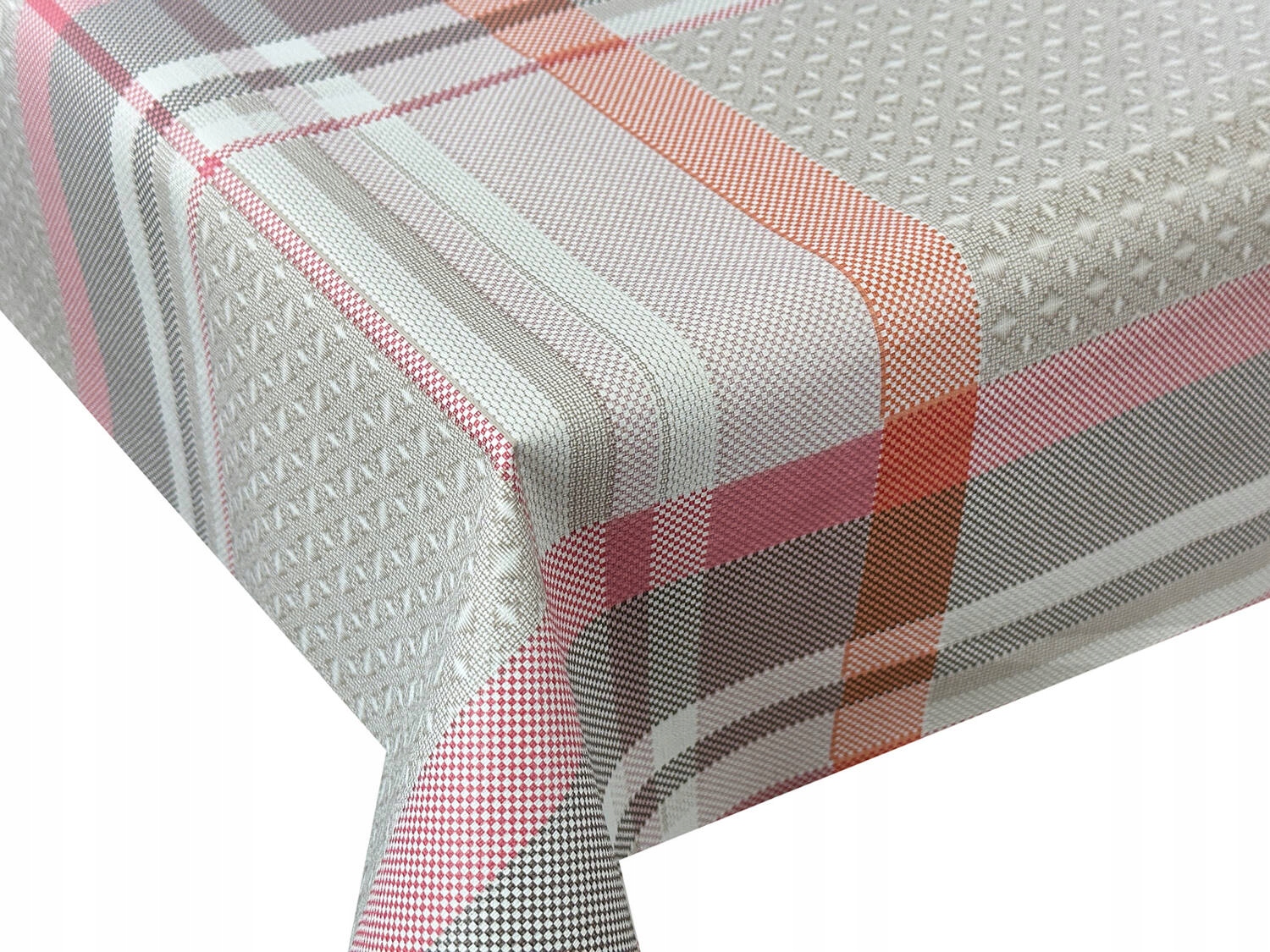 Cerata na Wymiar Obrus Ceratowy Kolorowa Kratka x 260x140 cm Typ obrus