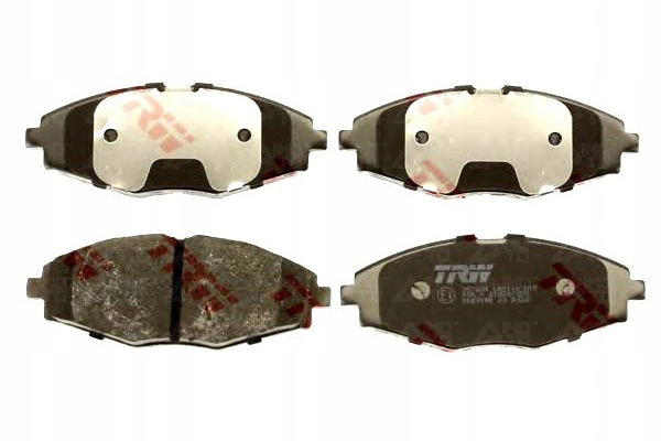 KLOCKI HAMULCOWE DAEWOO PRZÓD MATIZ TRW Strona zabudowy przód