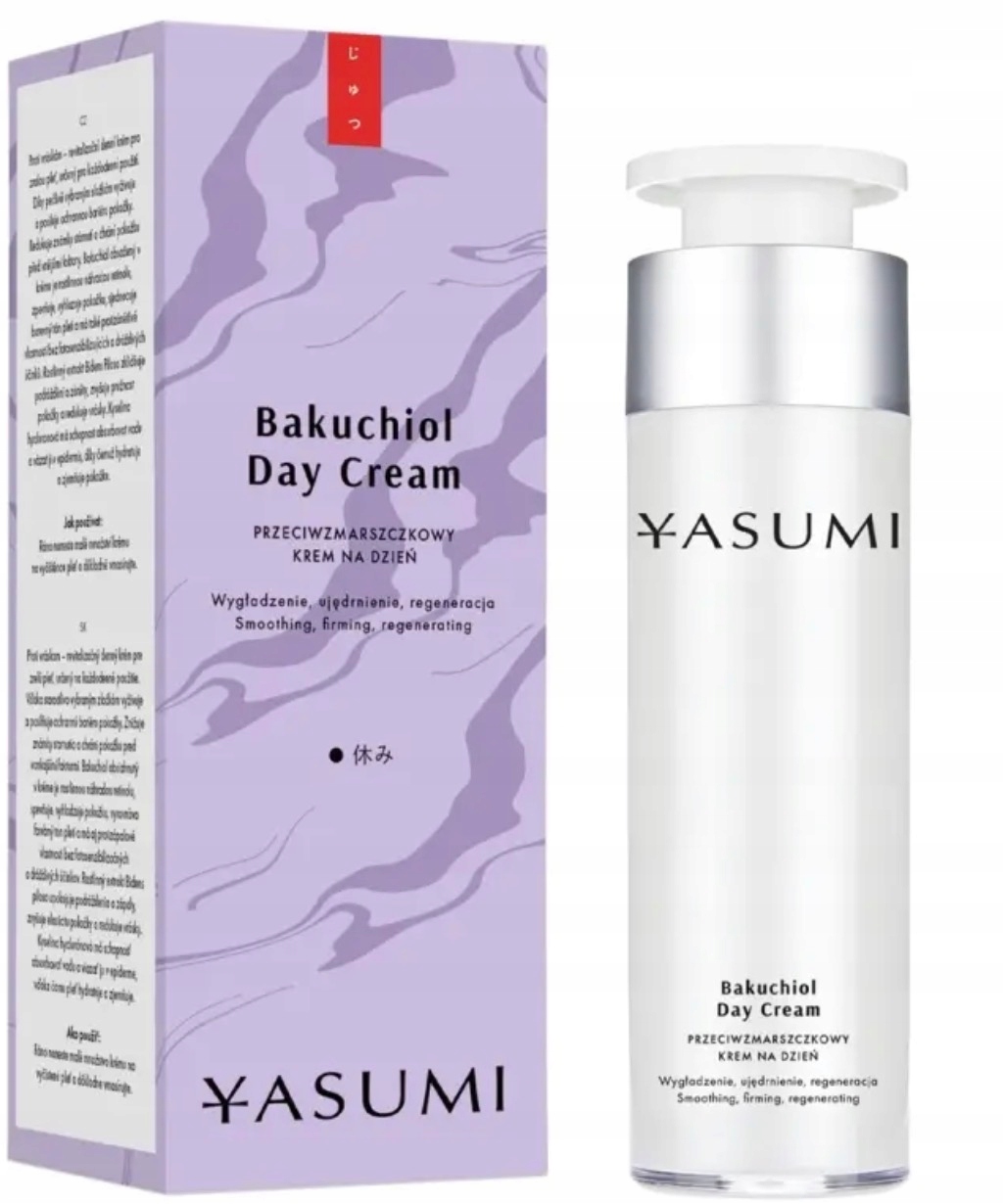 Krem przeciwstarzeniowy do twarzy Yasumi Bakuchiol na dzień 50 ml