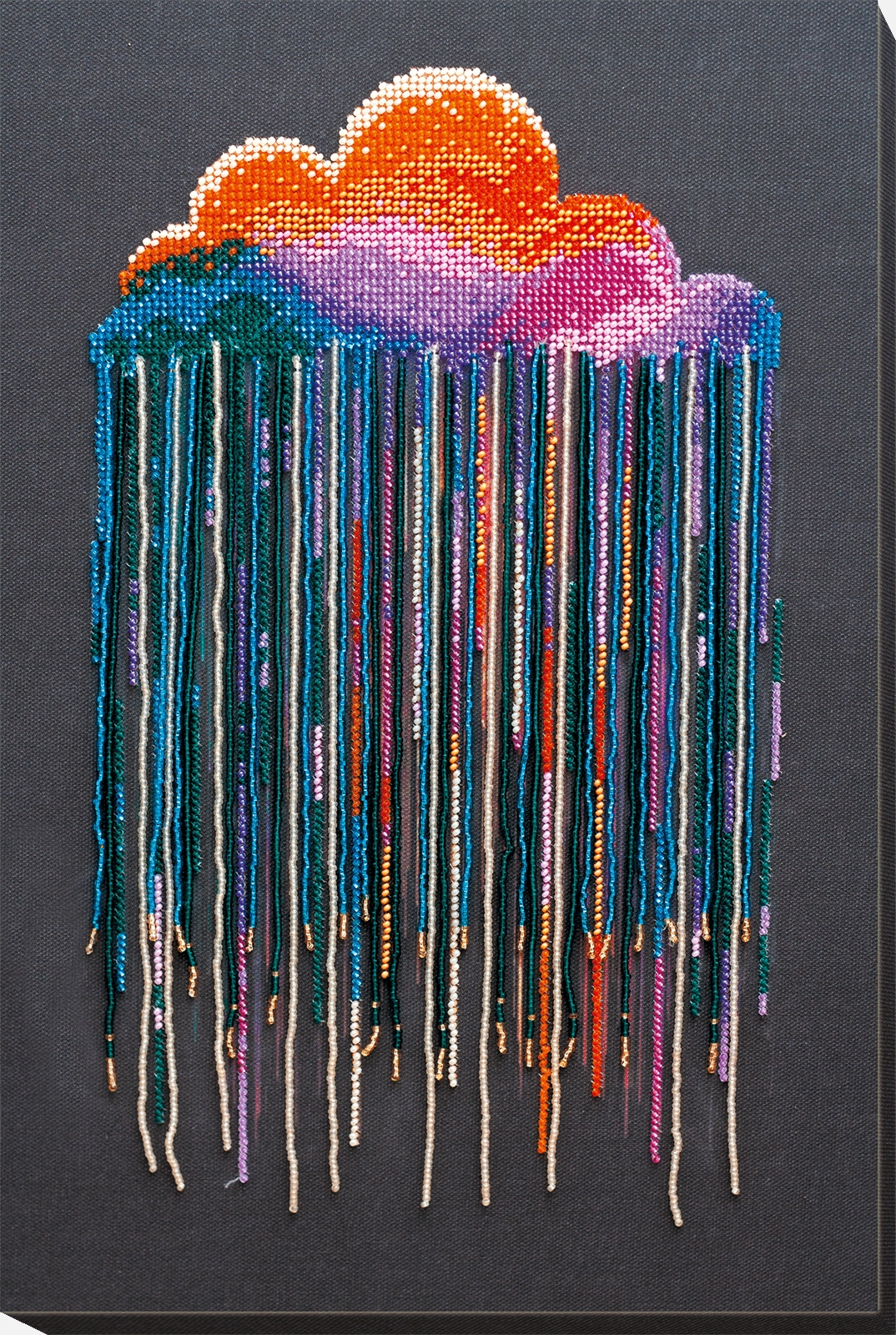 Korálková vyšívací sada "Zillions of drops" Korálková ozdoba