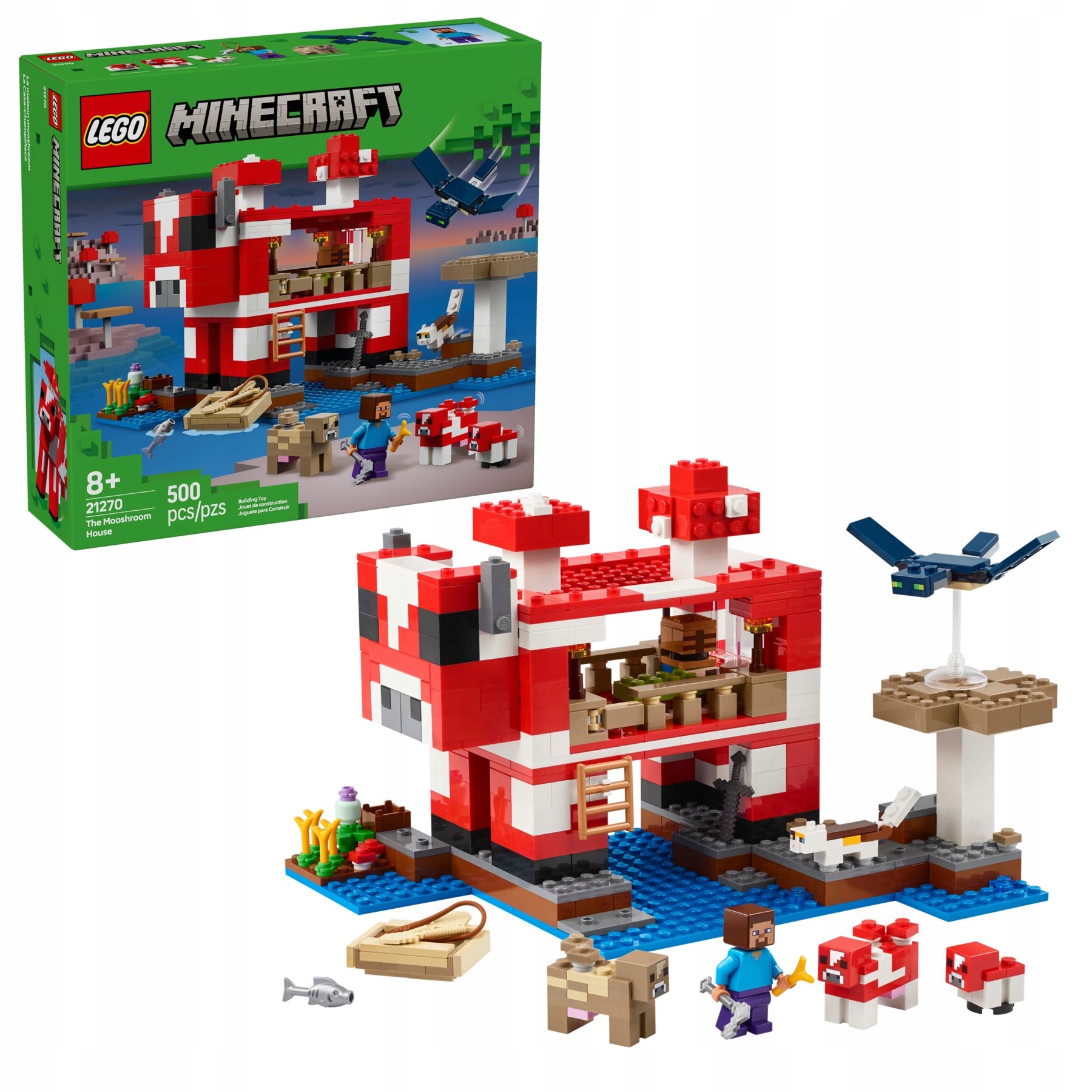 stavebnice Lego Minecraft 21270 Dům houbové krávy