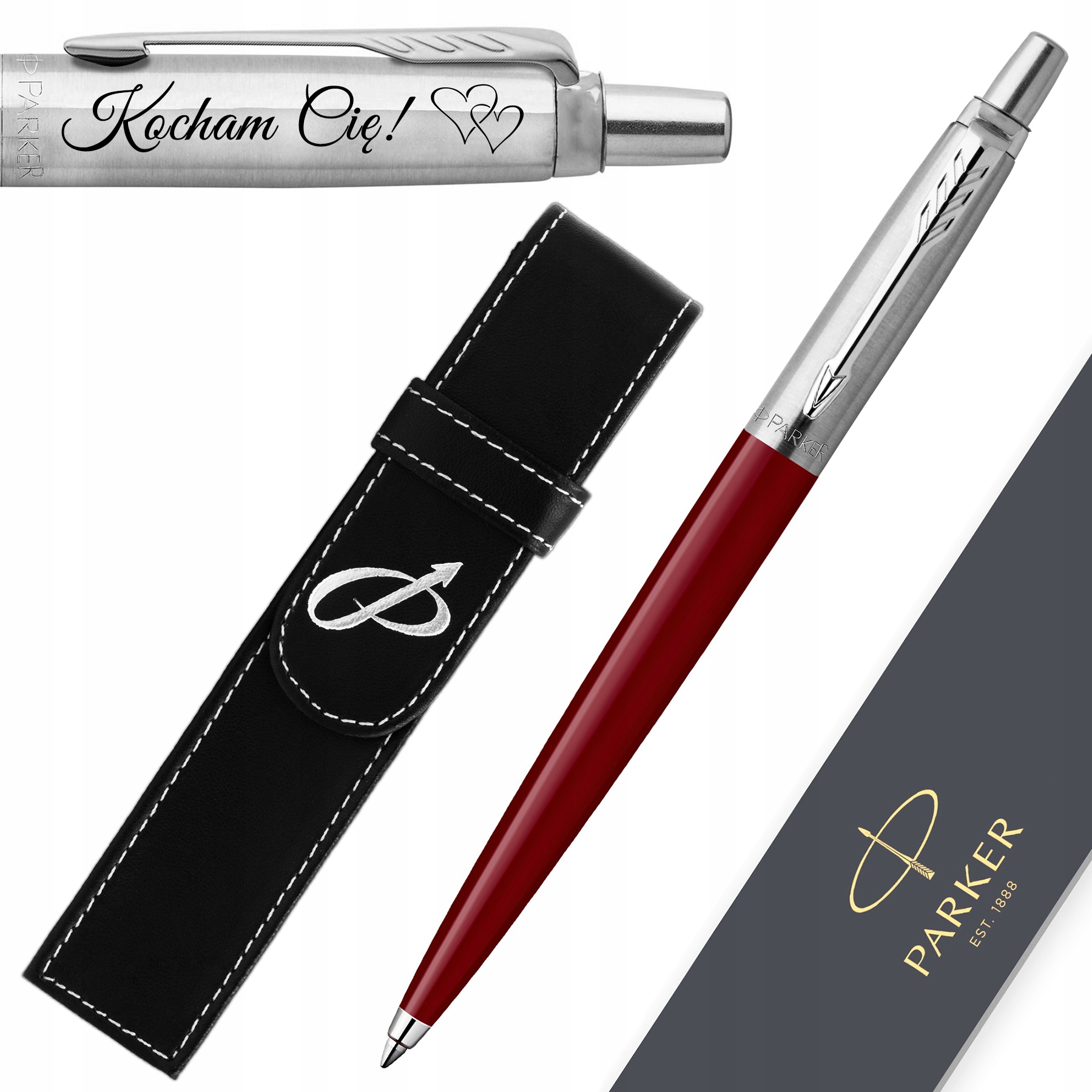 

Długopis Parker Jotter 60 Czerwony Grawer Etui