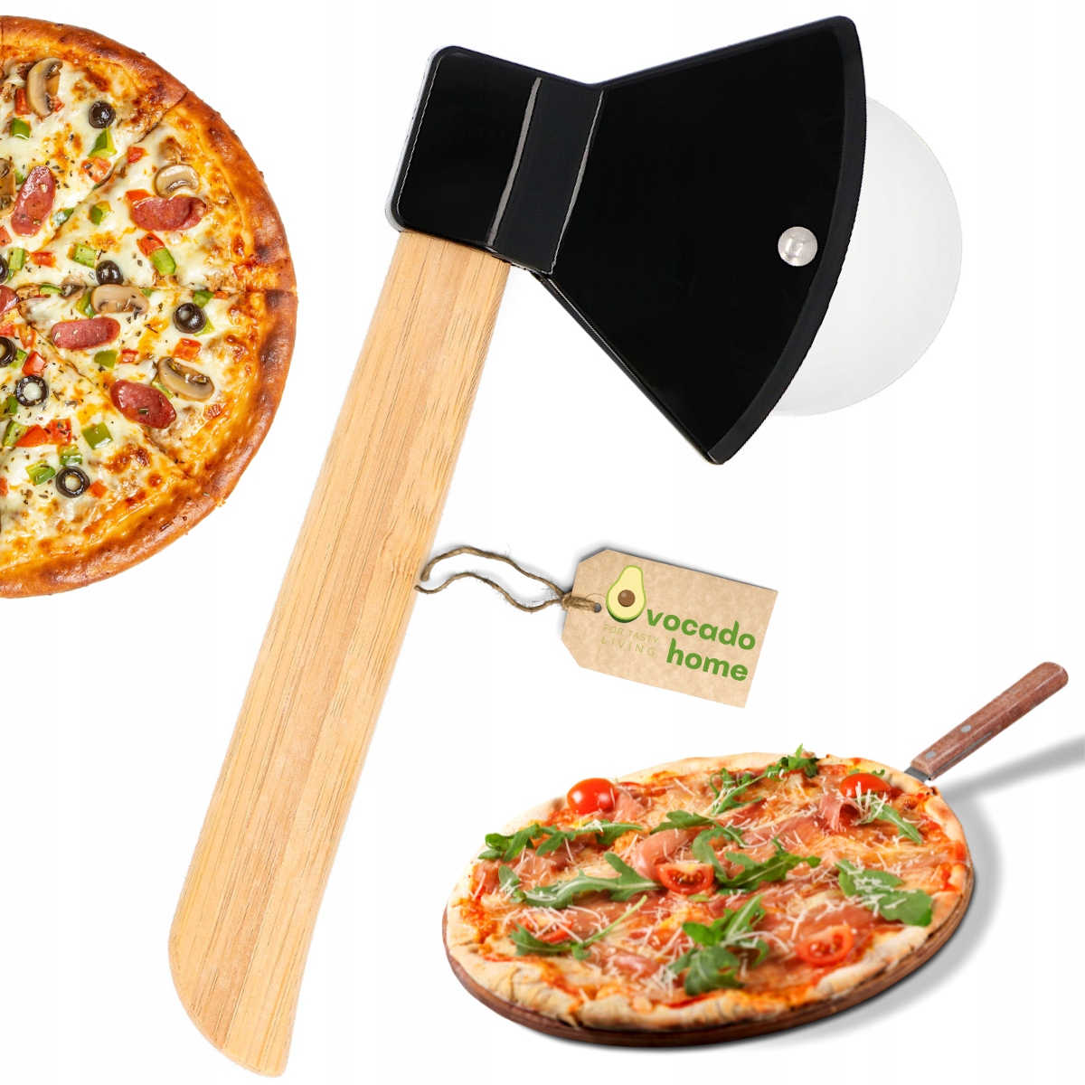 

Nóż Do Pizzy radełko do Krojenia pizzy Toporek