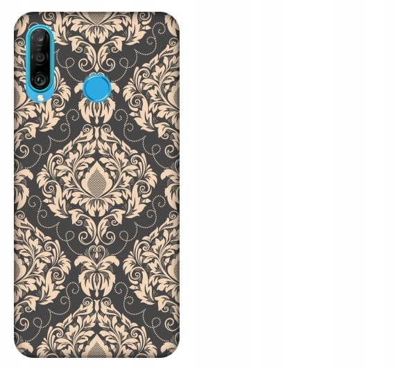 

Etui pokrowiec Huawei P30 Lite Vintage wzór damasc