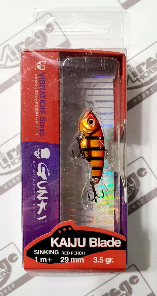 CYKADA GUNKI KAIJU BLADE 2,9cm/3,6g - RED PERCH [40961] Stan opakowania oryginalne