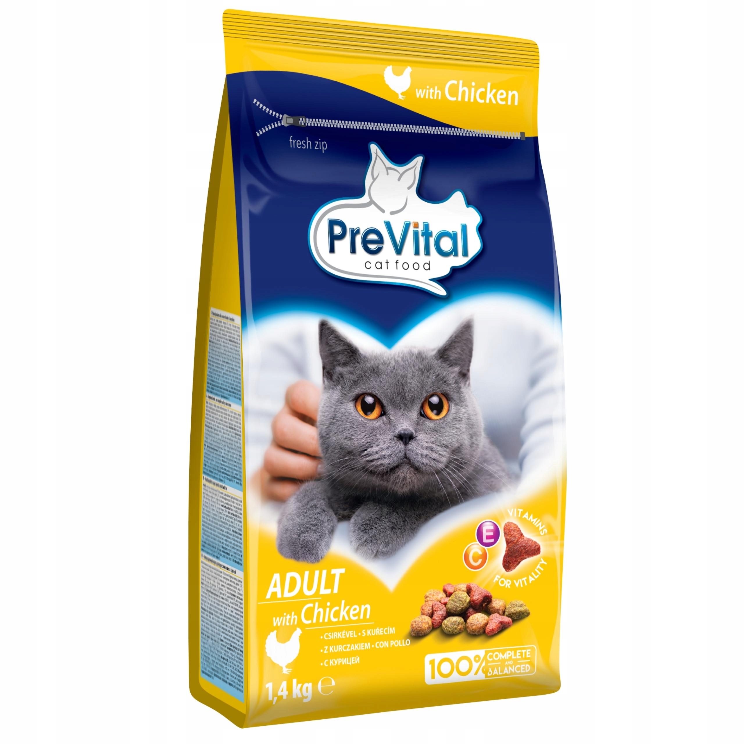 Prevital – S kuřecím masem – Kompletní krmivo pro dospělé kočky –...