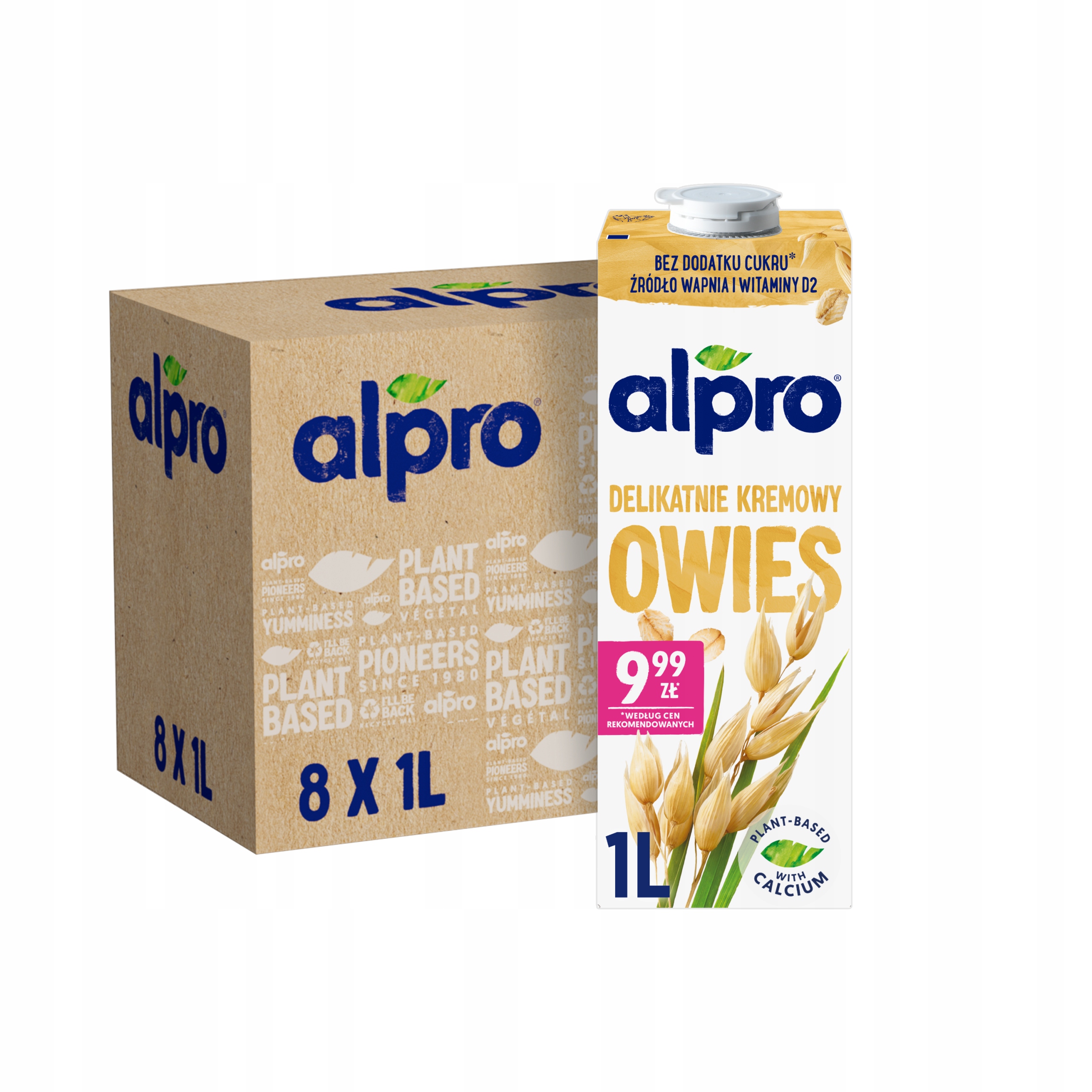 Alpro Napój Owsiany Zestaw 8 x 1L