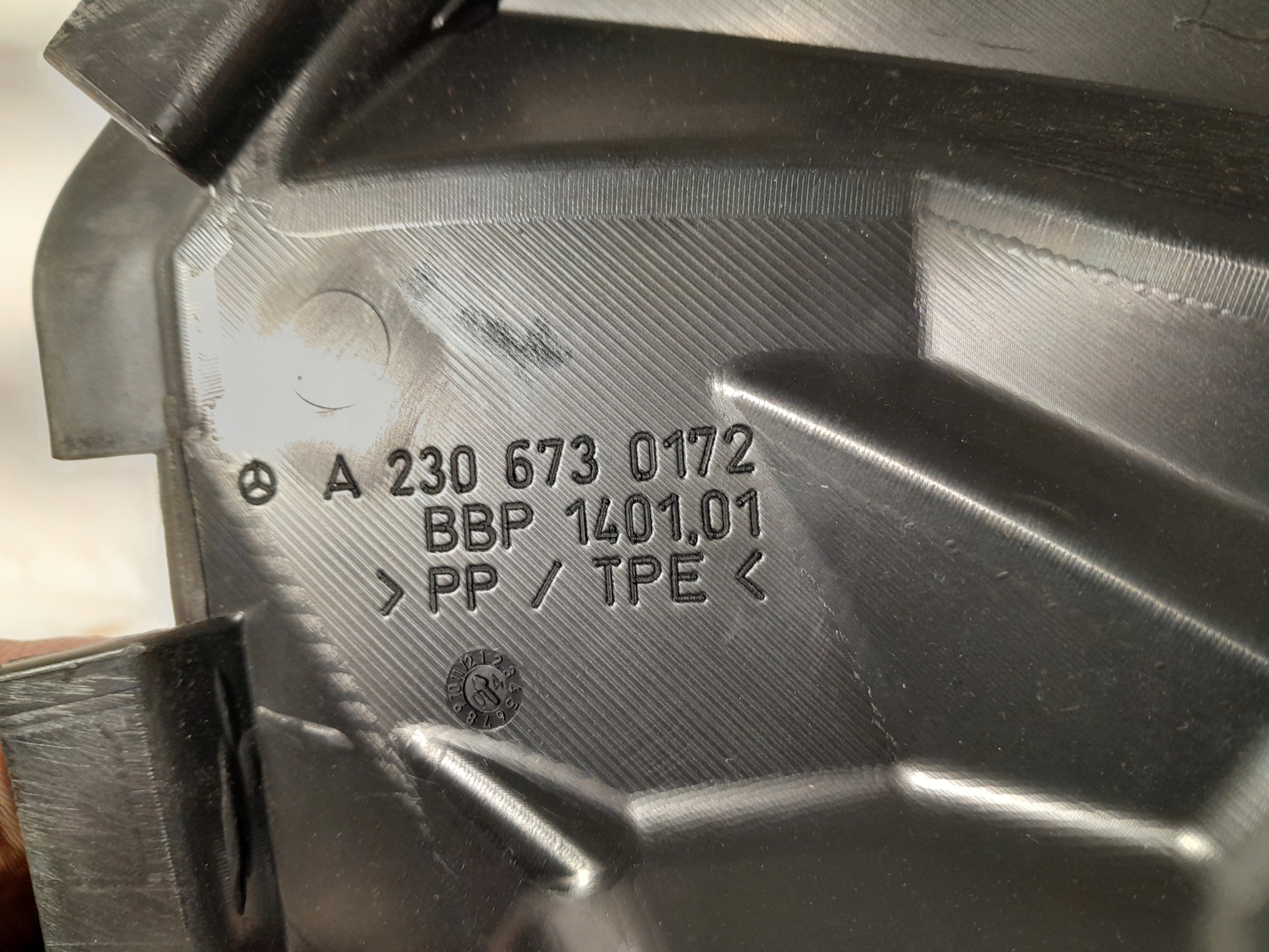 MERCEDES SL500 R230 cover boot left A2306730172