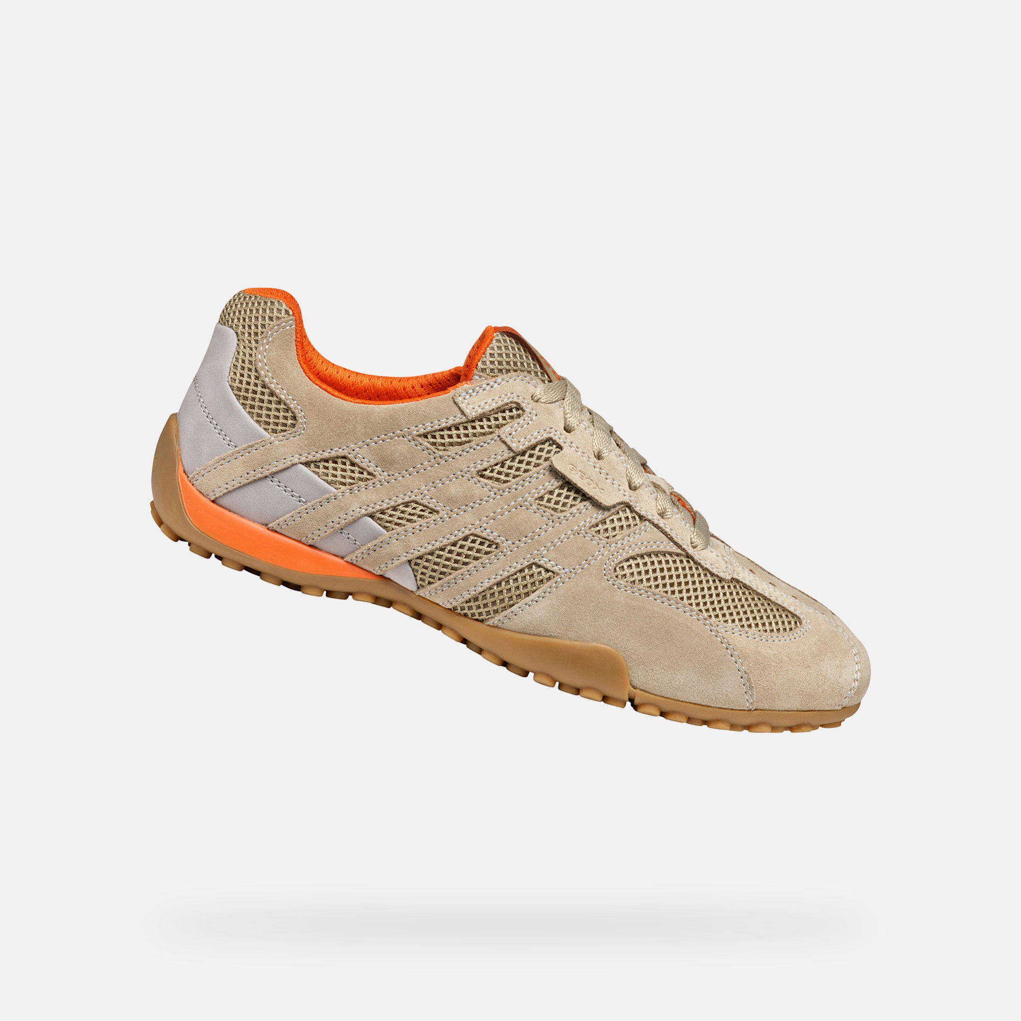 Geox Béžové pánské tenisky Geox Snake Original