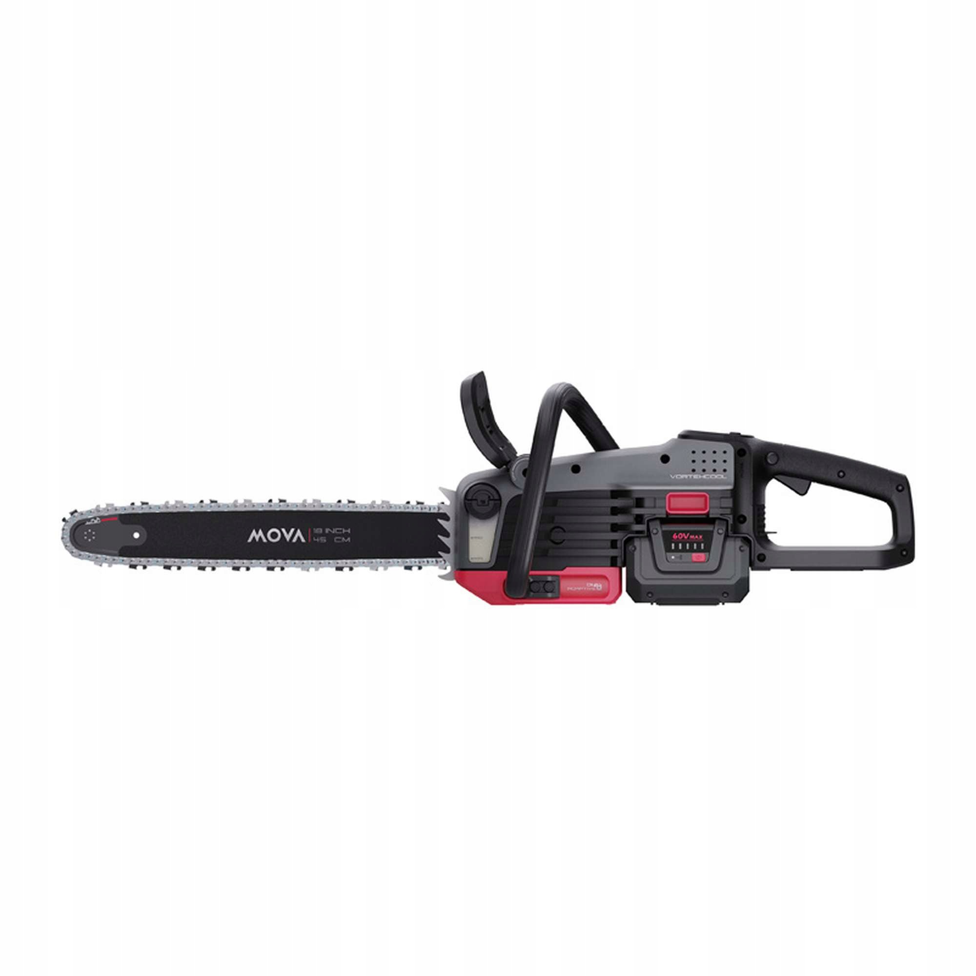 Silná řetězová pila Mova GC618 3000W 26 m/s 45cm IPX4 s baterií a řetězem