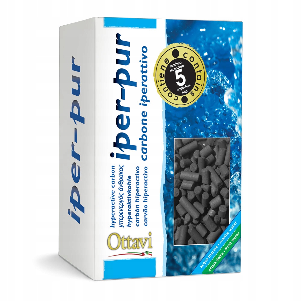 Levně Ottavi Iper Pur 300 g (3x100 g), aktivní uhlí (OTMF010)