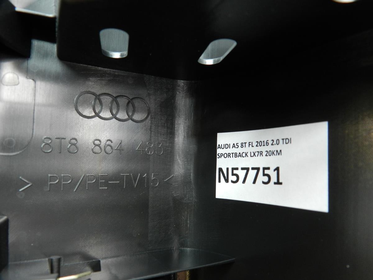 AUDI A5 8T cover of the threshold boot 8T8864483