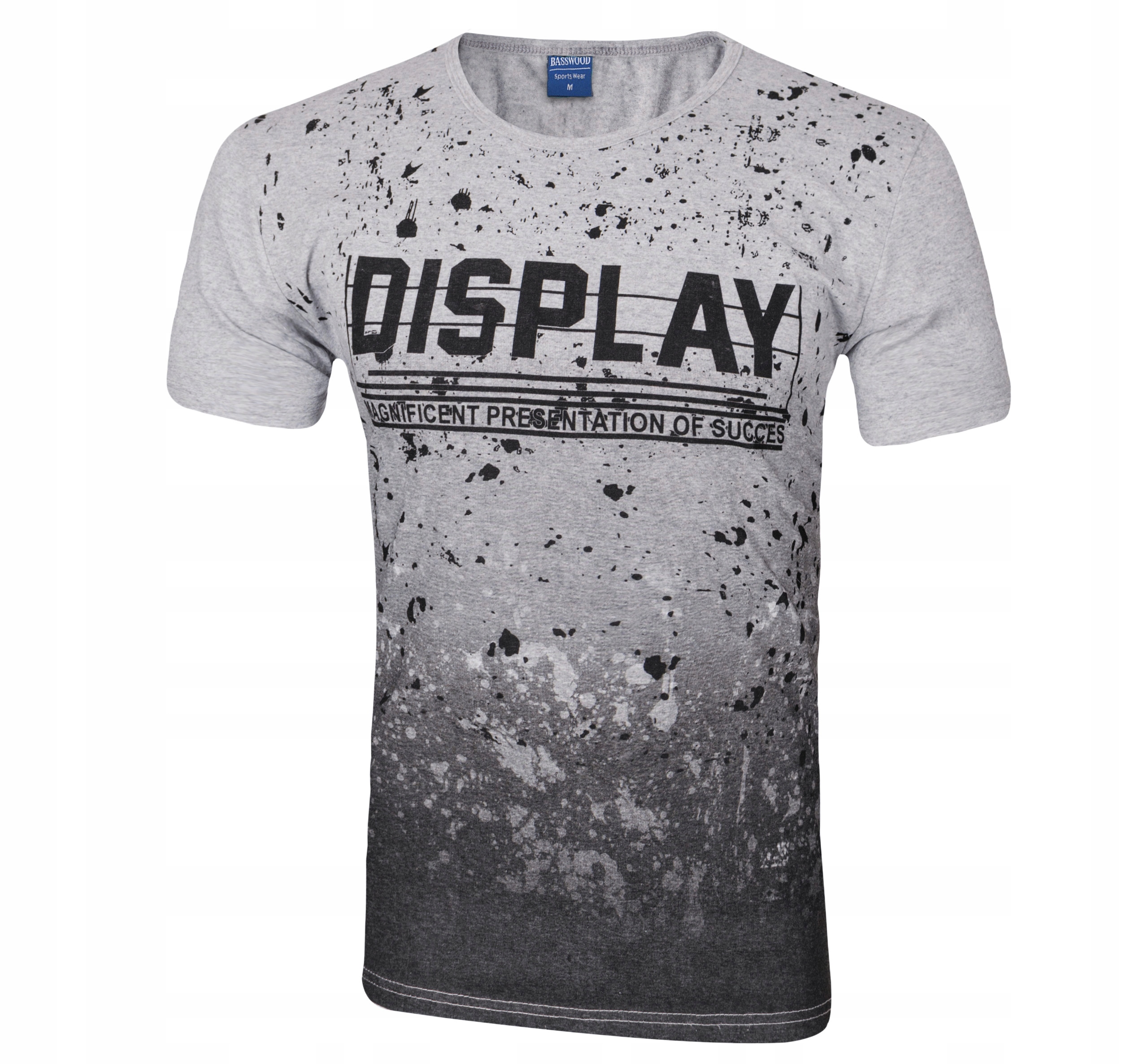 

Koszulka Podkoszulek T-shirt Męski KP04 M melanż