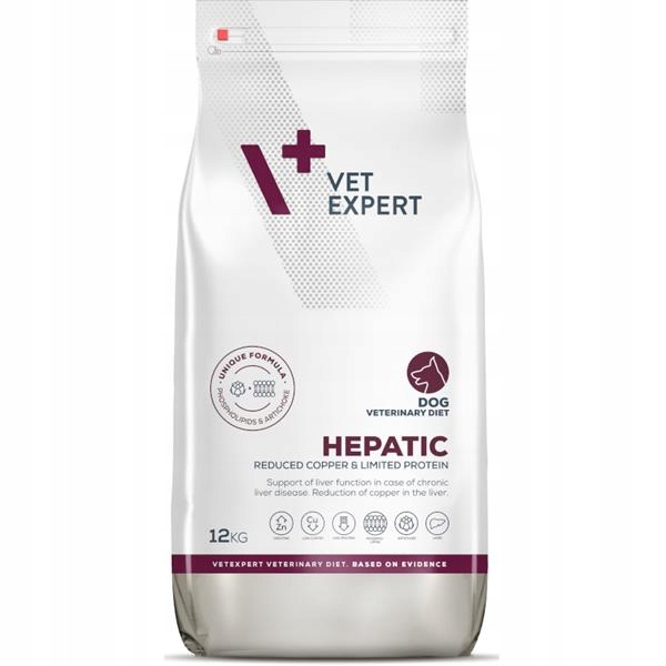 Levně VetExpert VD 4T Hepatic Dog 12kg