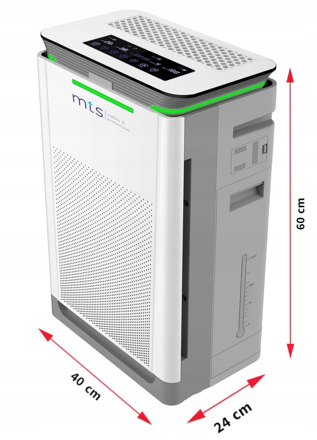 CICHY OCZYSZCZACZ POWIETRZA PureAIR A350 80m² HEPA H13 JONIZATOR NAWILŻACZ Model A350