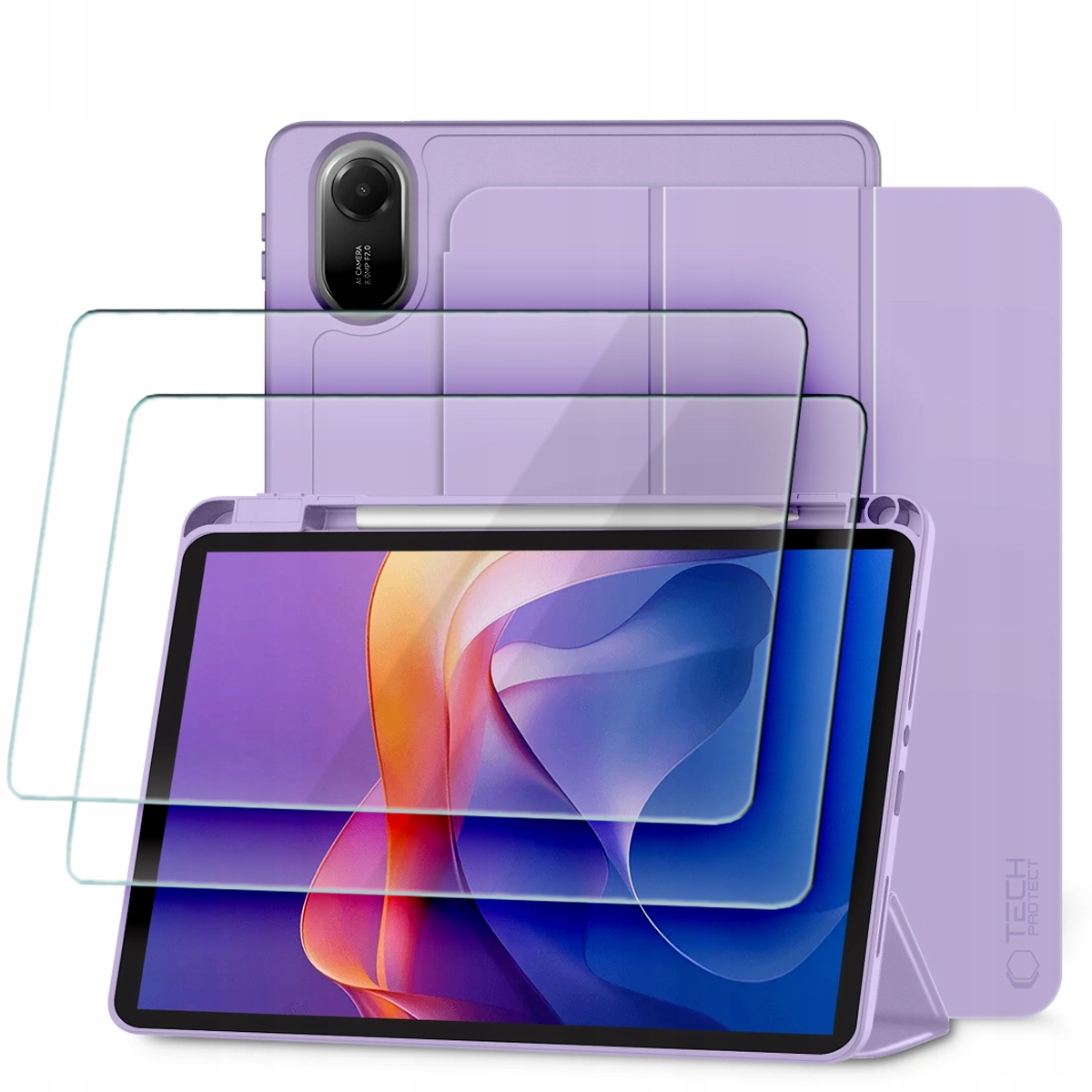 Etui Pokrowiec Cover 2-PAK Szkło Do Xiaomi Redmi Pad 2 11"